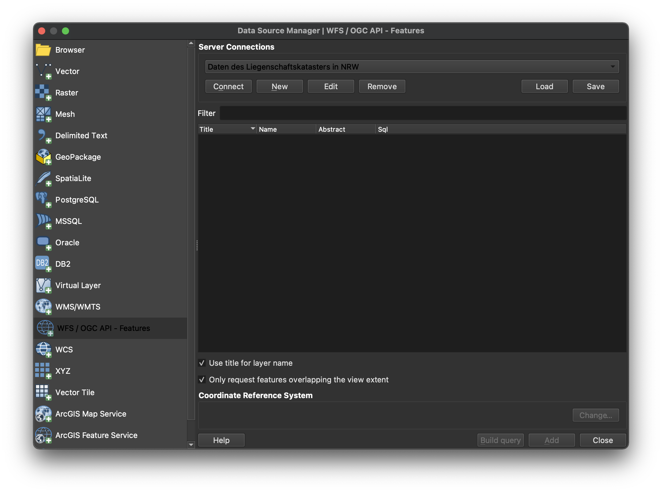 qgis-data-source-manager